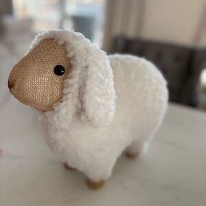 White and Tan Sheep Easter decoration
